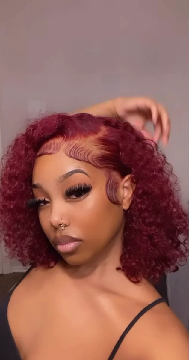Burgundy Wig