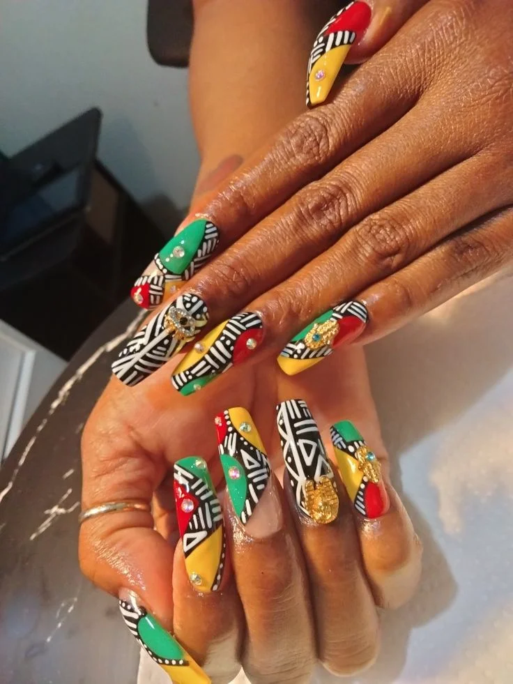 African Nail Art